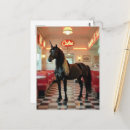 Recherche de crinière cartes postales Unique