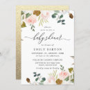 Zoek naar blush floral babyshower uitnodigingen Blozen