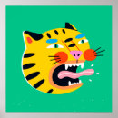 Zoek naar tijger cartoon posters Schattig