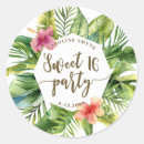 Recherche de feuille tropical autocollants Été