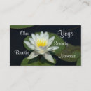 Zoek naar witte lotusbloem visitekaartjes Bloemen