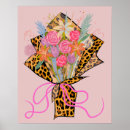 Recherche de empreinte de léopard rose posters Floral
