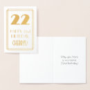 Recherche de 22 anniversaire cartes Vingt deuxième