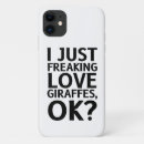 Recherche de girafe drôle iphone coques animaux
