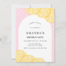 Recherche de tranche citron invitations Rose