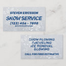 Recherche de chasse neige cartes visite Affaires