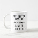 Recherche de frère et soeur tasses Typographie
