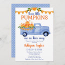 Zoek naar triplet baby uitnodigingen Blauw