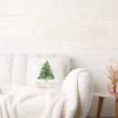Recherche de sapin de coussins Aquarelle