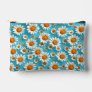 Recherche de fleurs blanches cosmétiques pochettes Bleu