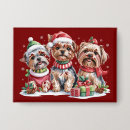 Recherche de noël de terrier badges Vacances