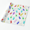 Recherche de chimie papier cadeau Tubes à essai