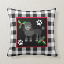 Recherche de caniche noir coussins Canicule noire