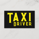 Recherche de service chauffeur taxi cartes visite Jaune