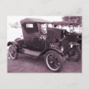 Recherche de dessin voiture cartes postales Vintage