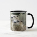 Recherche de loutre de rivière tasses Nature