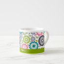 Recherche de motif floral turquoise tasses Botanique