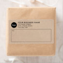 Zoek naar bedrijf verzendlabels Minimalistisch