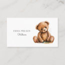Recherche de ours de nounours cartes visite Mignon