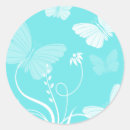 Recherche de papillon bleu autocollants Motif
