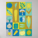 Recherche de légumes de cuisine posters Blocs