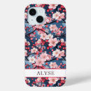 Recherche de cerisier japonais iphone coques Aquarelle