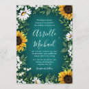 Recherche de marguerite mariage invitations Turquoise