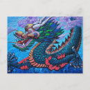 Recherche de peinture de dragon cartes postales Chinois