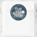 Recherche de ciel nocturne autocollants Lune et étoiles