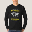 Recherche de géographe tshirts Pays