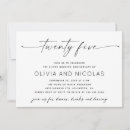Recherche de 25 ans mariage cartes invitations Couple