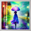 Recherche de parapluie rouge posters Vert