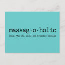 Recherche de massage cartes postales Thérapie