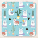 Zoek naar alpaca onderzetters Cactus