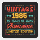 Zoek naar 40ste stickers 40 jaar oud