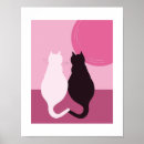Zoek naar zwart wit roze posters Modern