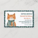 Recherche de motif de chats cartes visite Customer