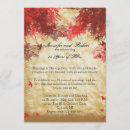 Recherche de feuille d érable invitations Marron