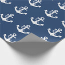 Zoek naar ankers cadeaupapier Marineblauw