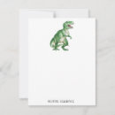 Zoek naar dinosaurus notitiekaarten Jongen