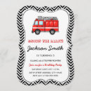 Recherche de feu invitations Camion à incendie