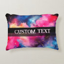 Recherche de nébuleuse décoration coussins Univers
