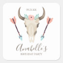 Recherche de crâne tribal autocollants Bohémien