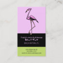 Recherche de flamants roses cartes visite De