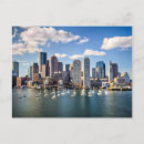Recherche de horizon de boston cartes postales Réflexion