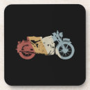 Recherche de moto vintage dessous de verres Cycliste