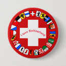 Zoek naar zwitserse vlag buttons Rood