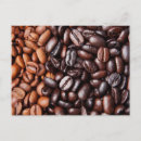 Recherche de grains de café cartes postales Haricots