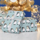 Recherche de pingouin de noël papier cadeau Festif
