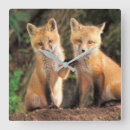 Zoek naar red fox klokken Wilde dieren